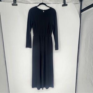 Leze The Label Black Long Sleeve Jumpsuit
